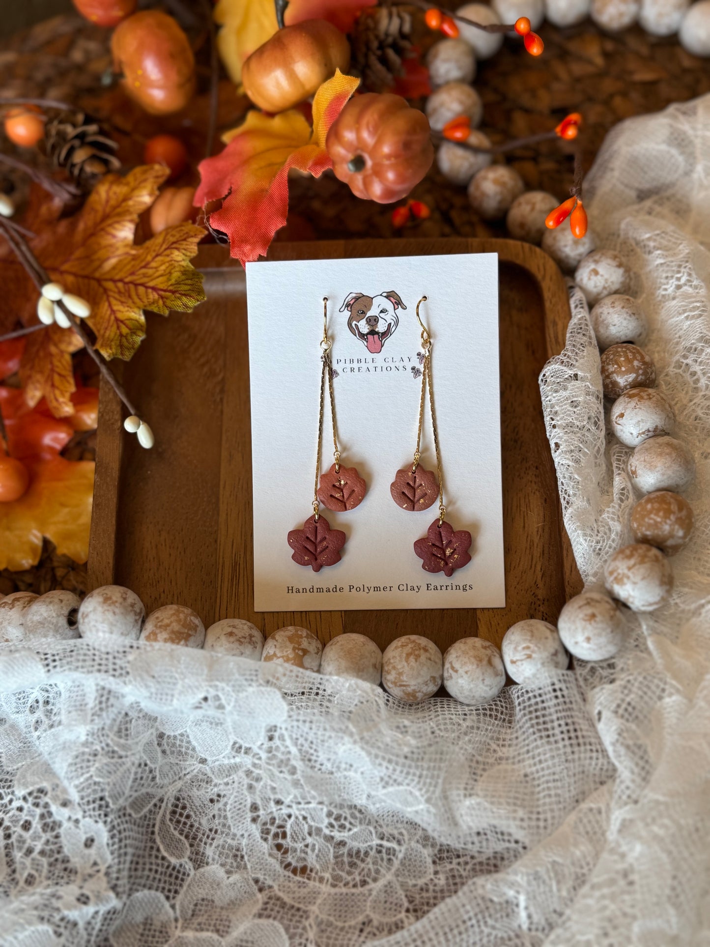Leafy Chain Dangles