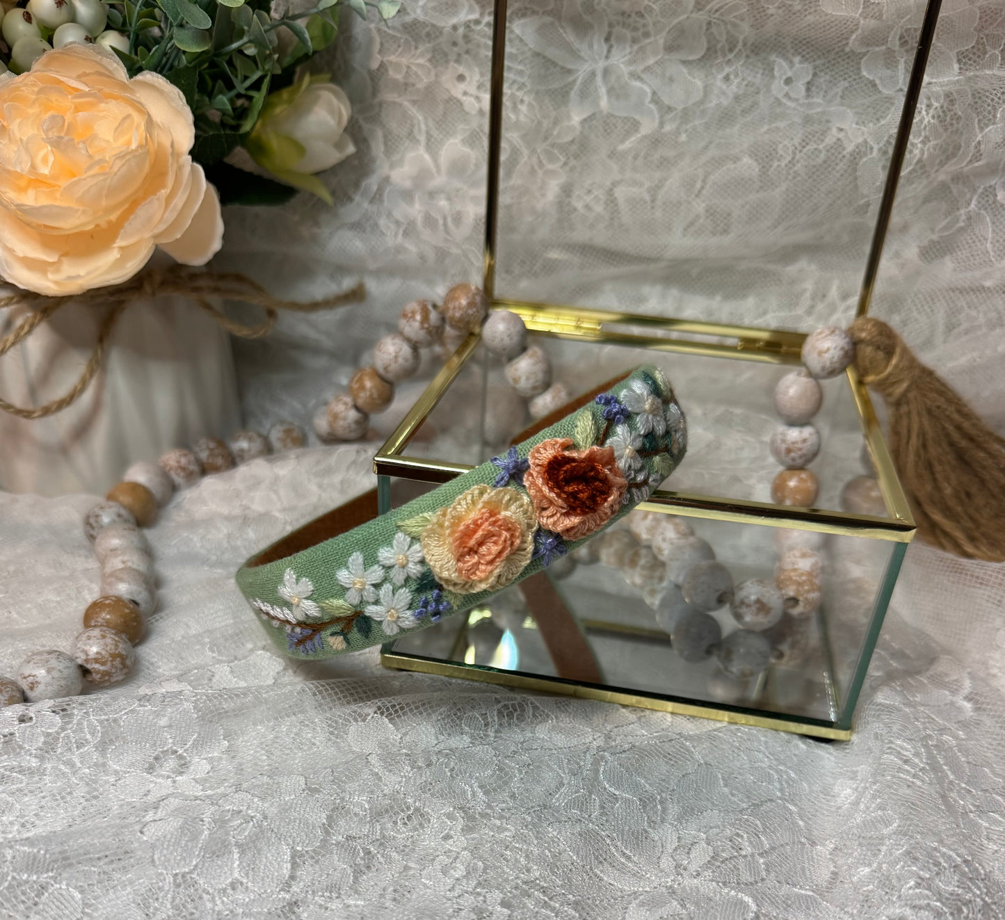 Embroidered Headband