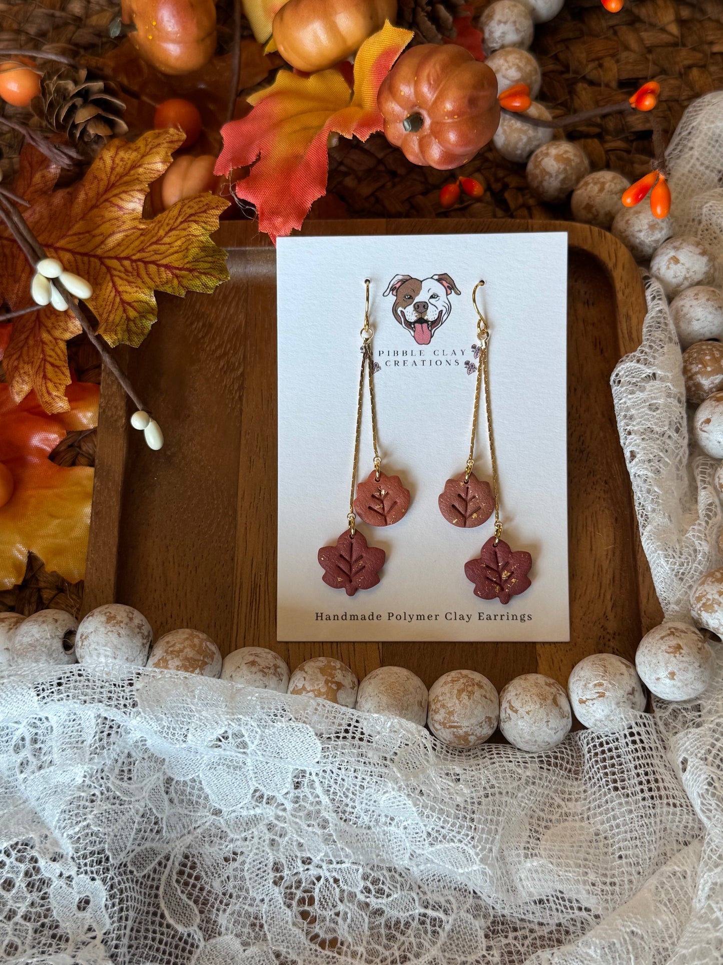 Leafy Chain Dangles