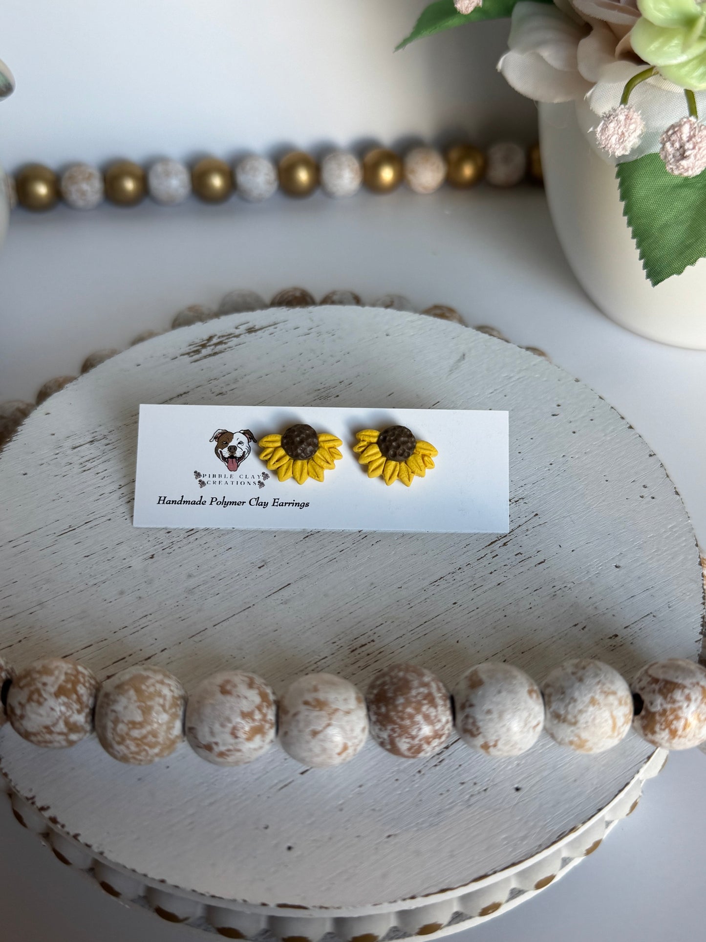 Sunflower Studs