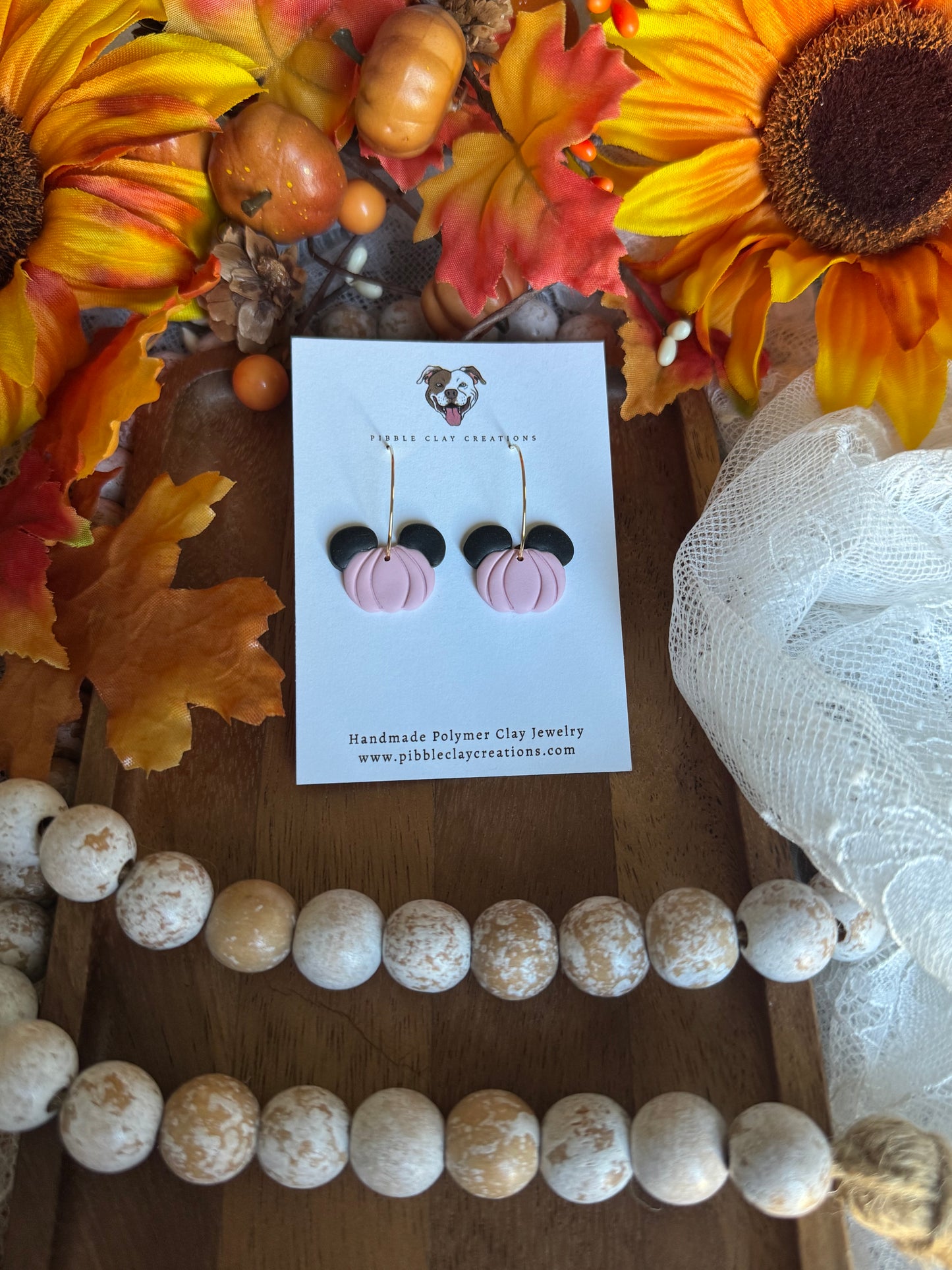Mickey Mouse Pumpkin Earrings