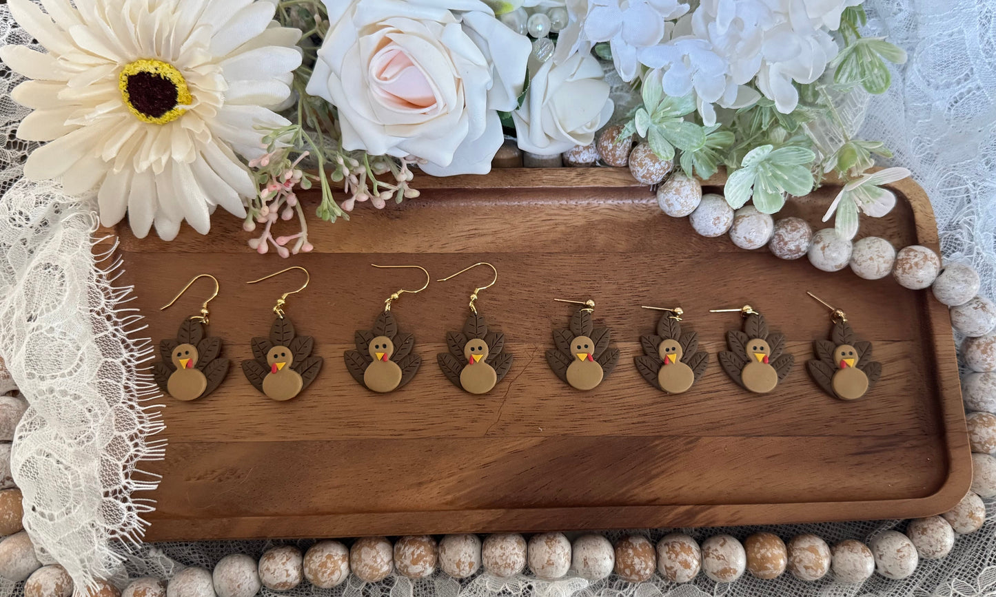 Turkey Clay Dangles