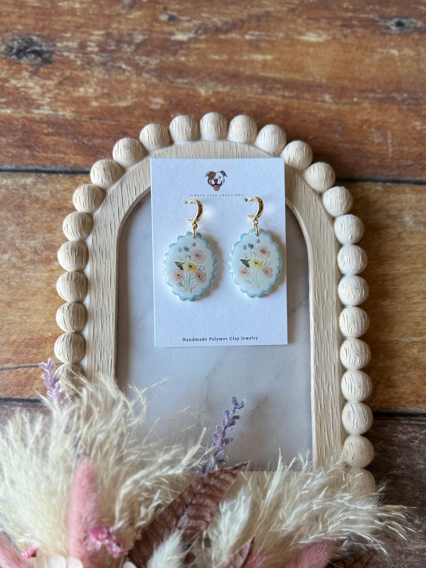 Vintage Floral Bloom Earrings