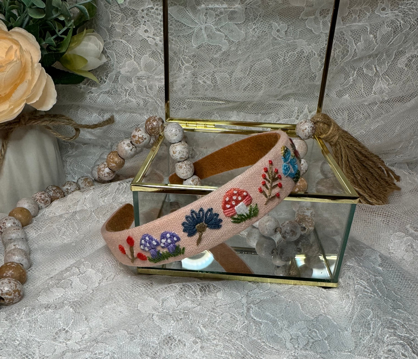 Embroidered Headband