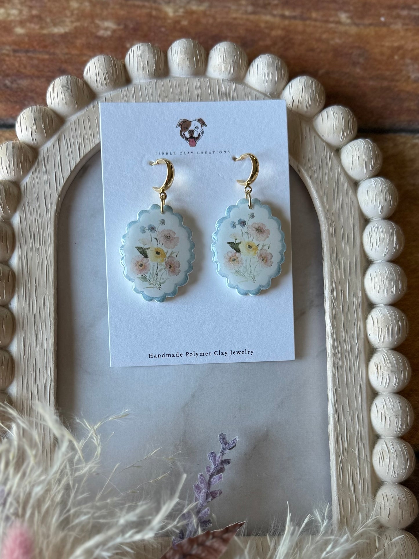 Vintage Floral Bloom Earrings