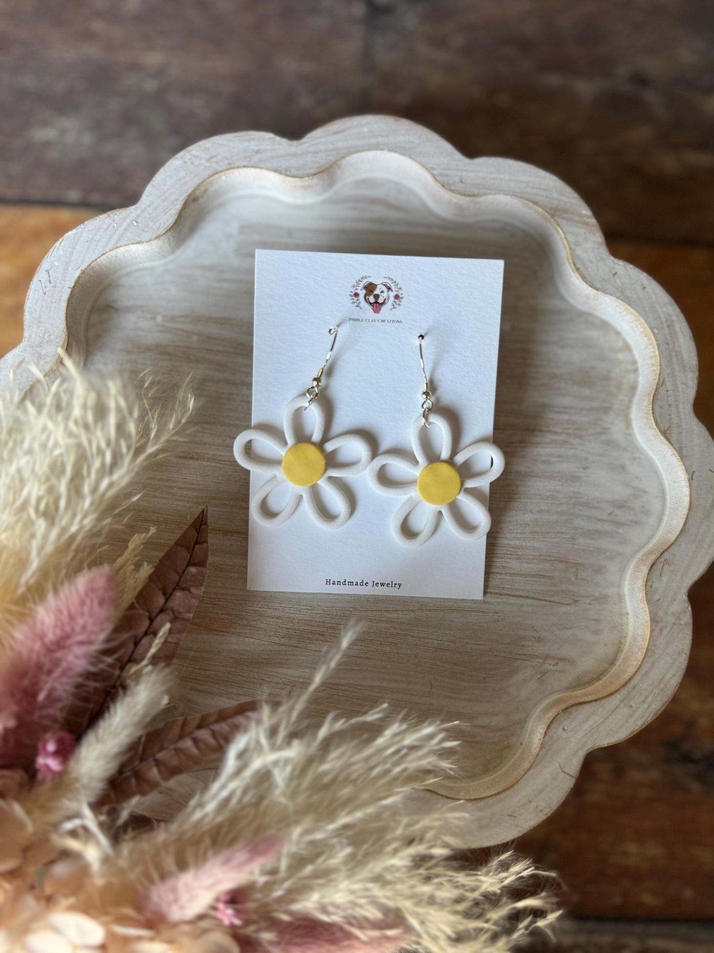 Hollow Daisy Earrings