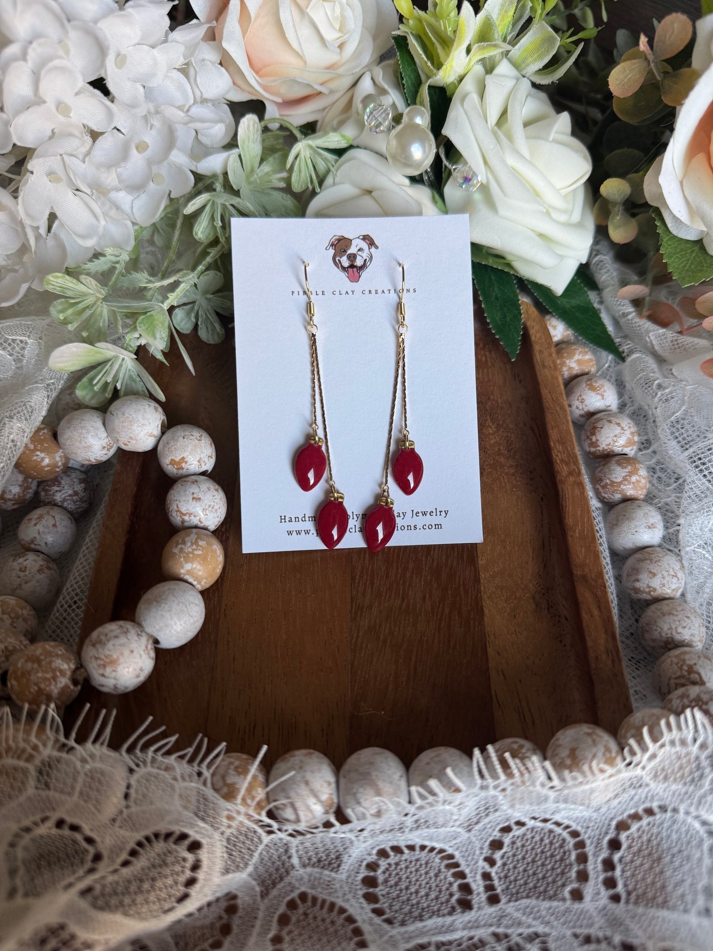 Christmas Lights Earrings