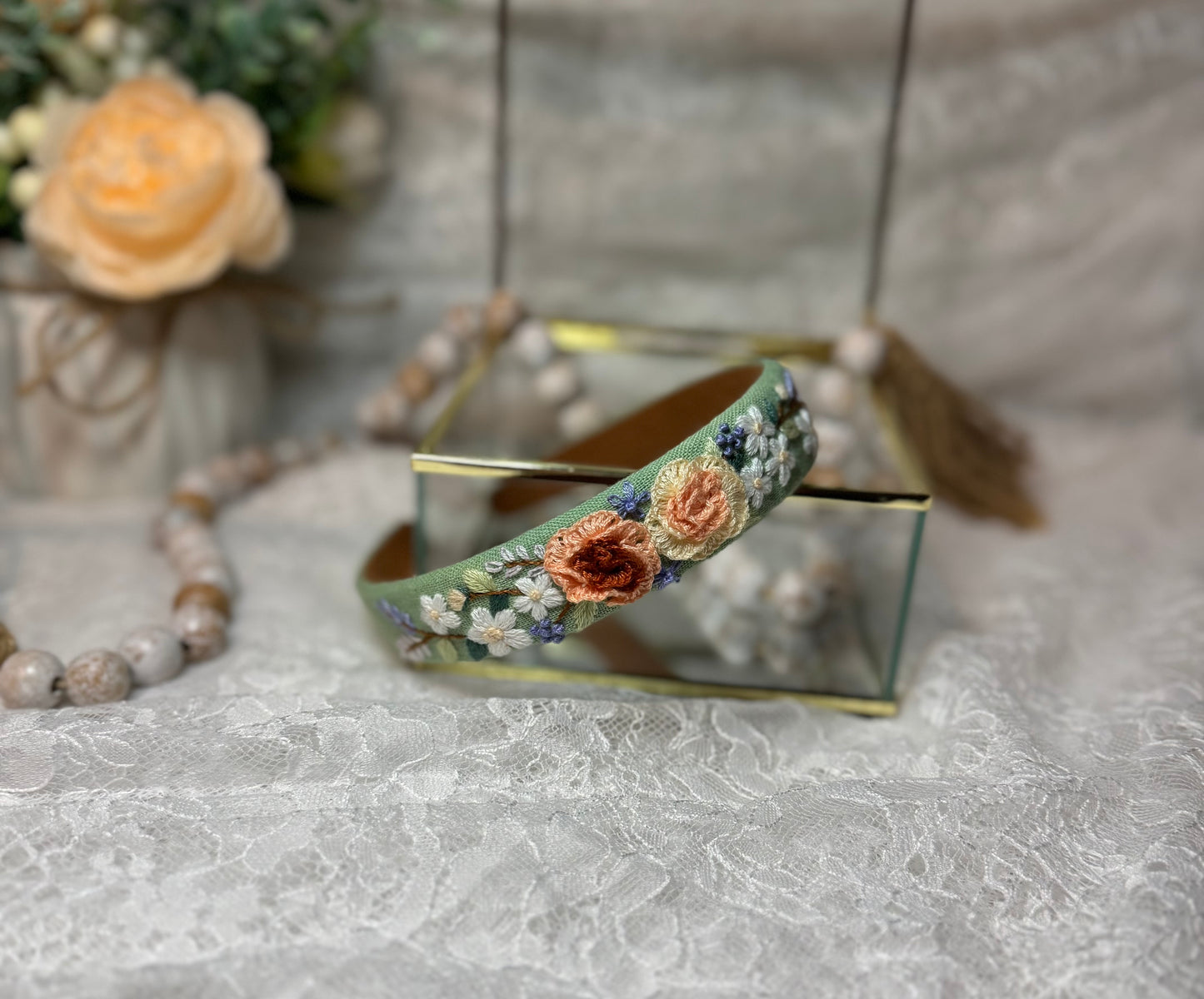 Embroidered Headband