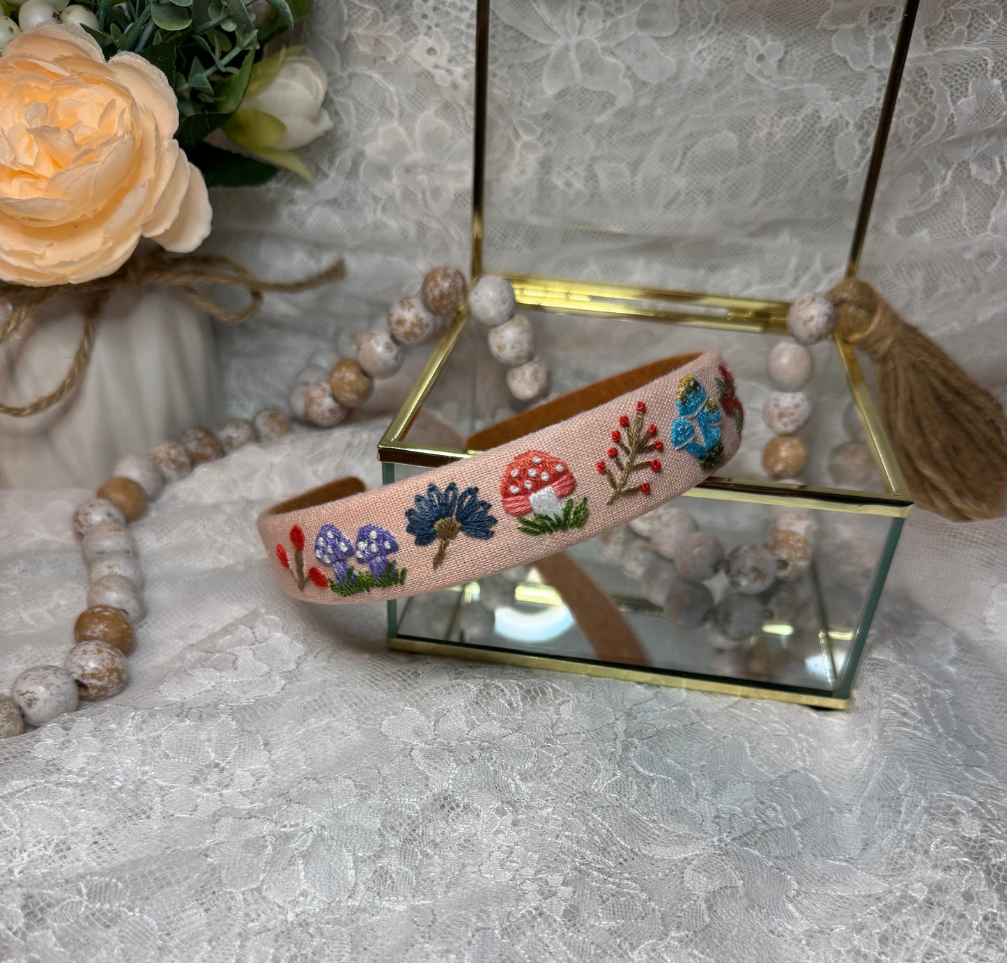 Embroidered Headband