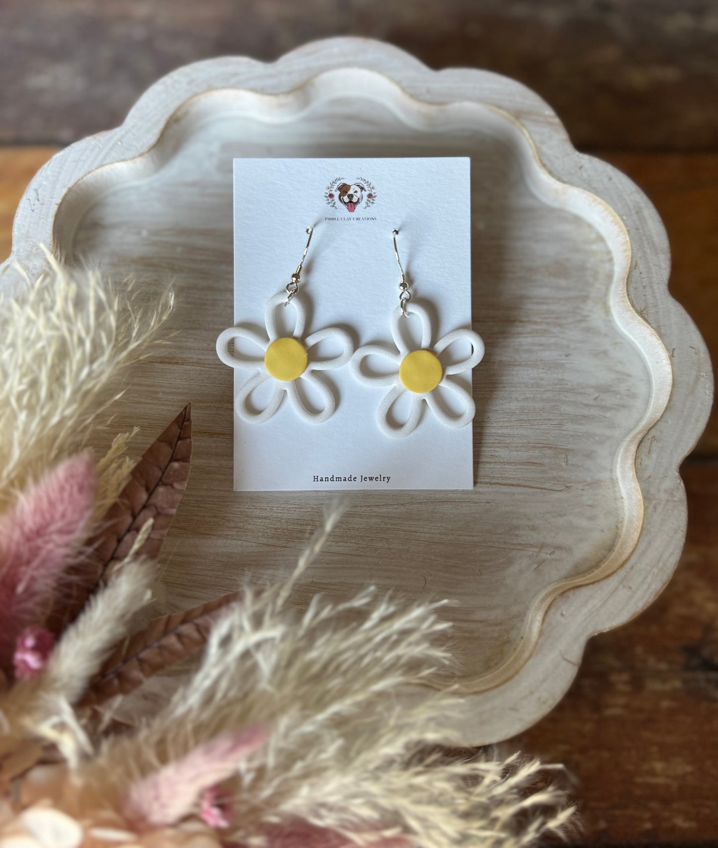 Hollow Daisy Earrings