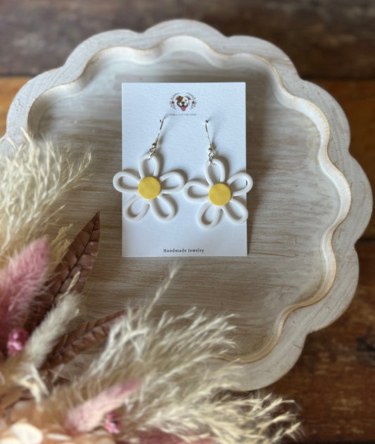 Hollow Daisy Earrings