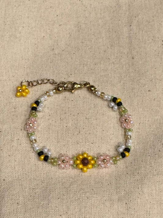 Bee Bracelet, Sunflower Bracelet