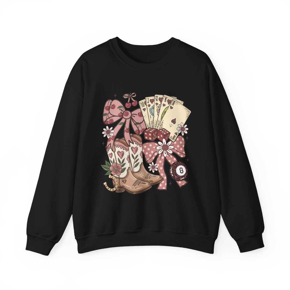 Western, Pink Cowgirl Sweatshirt