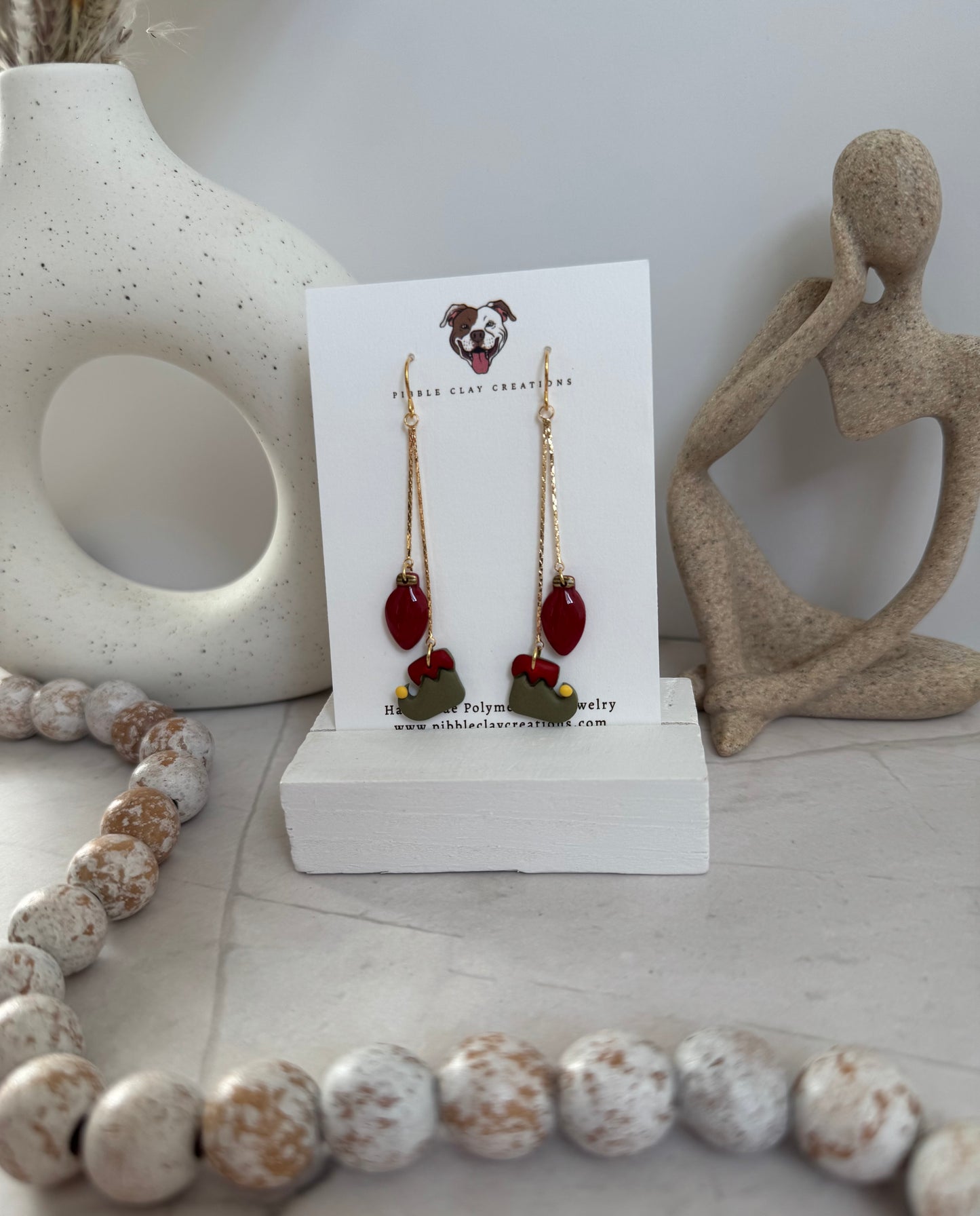 Christmas Lights Earrings