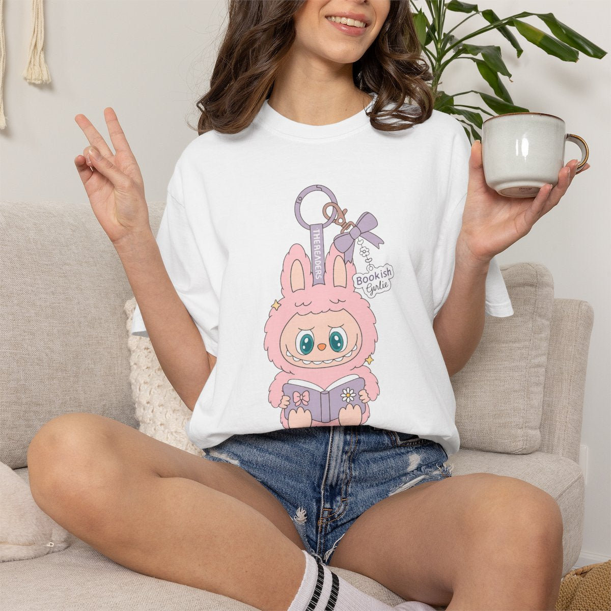 Bookish Labubu T-Shirt