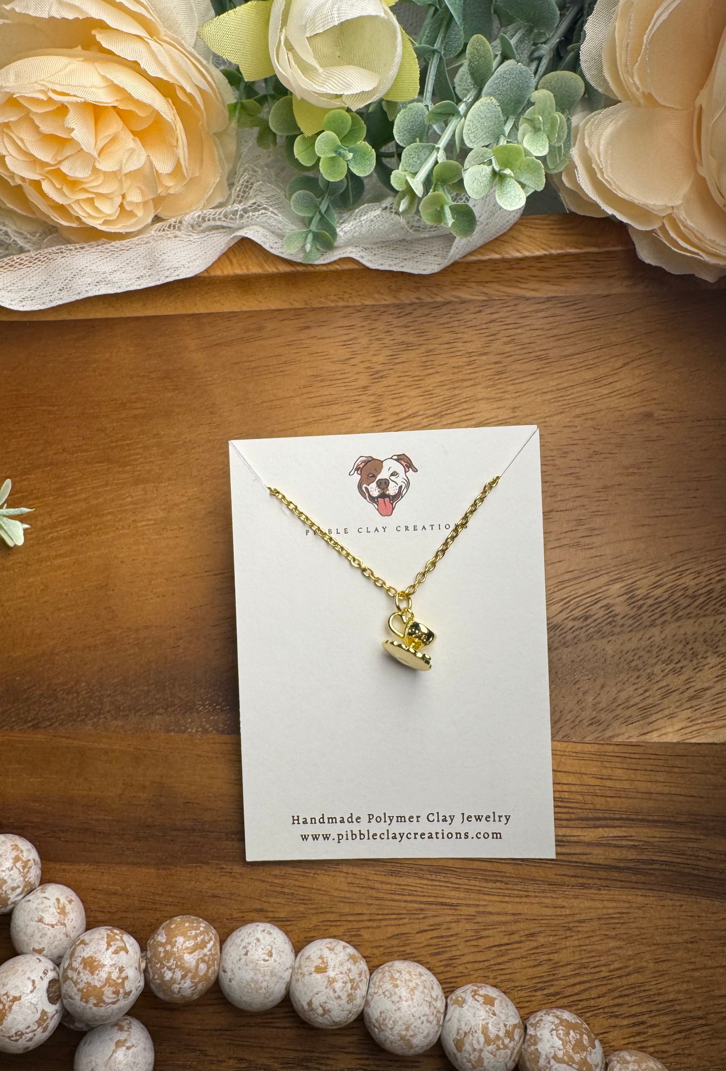 Tea Cup Necklace