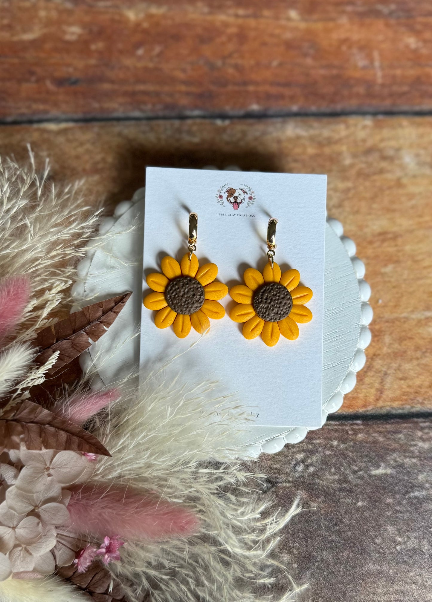 Sunflower Earrings
