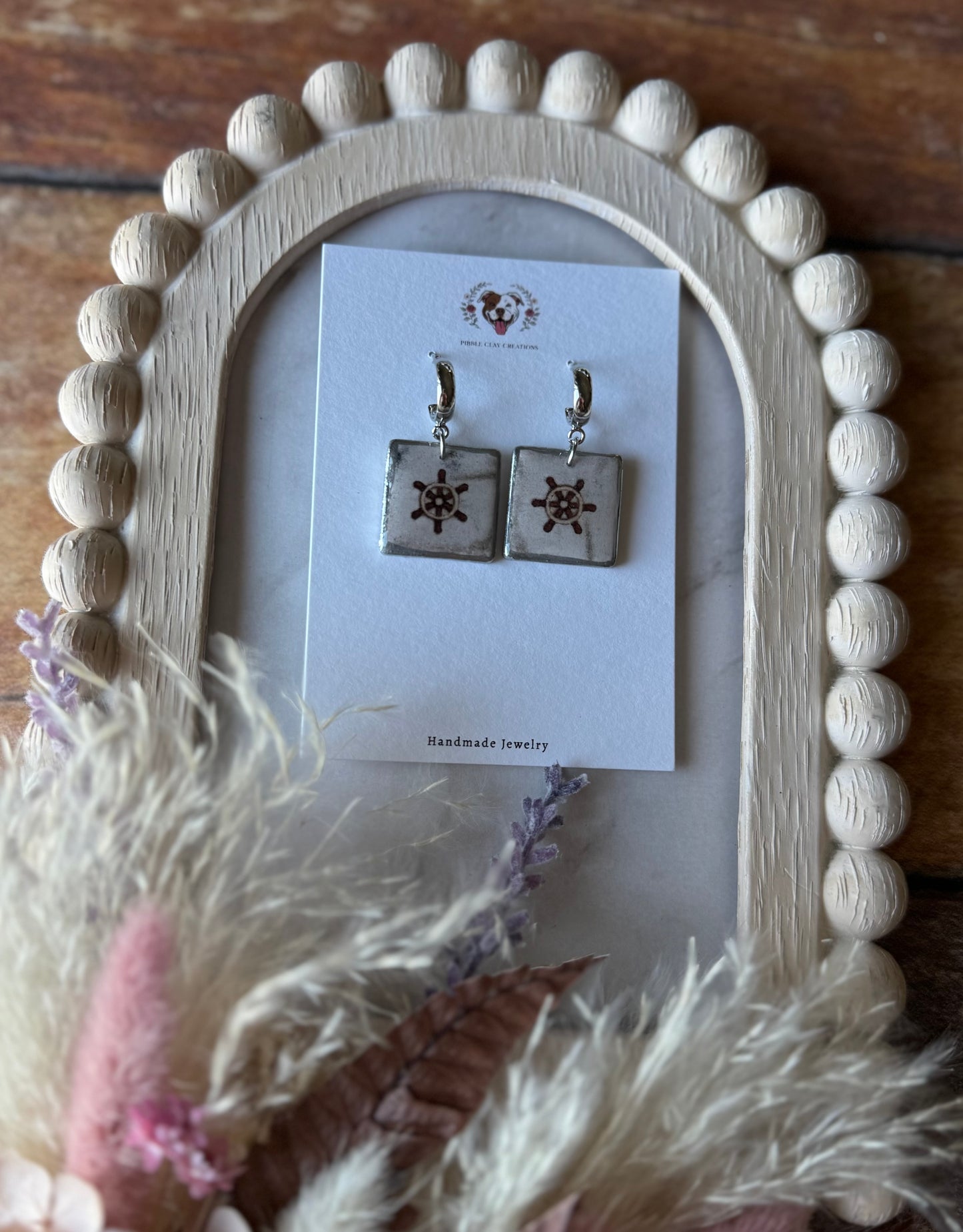 Nautical Square Earrings