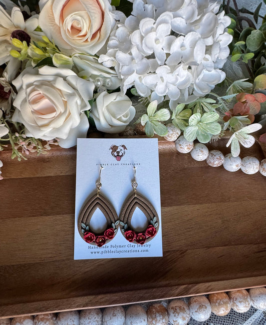 Floral Teardrop
