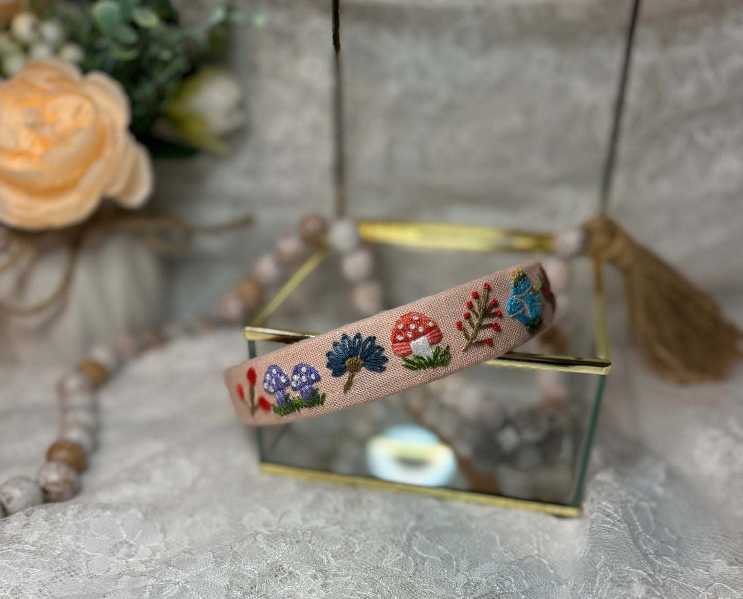 Embroidered Headband