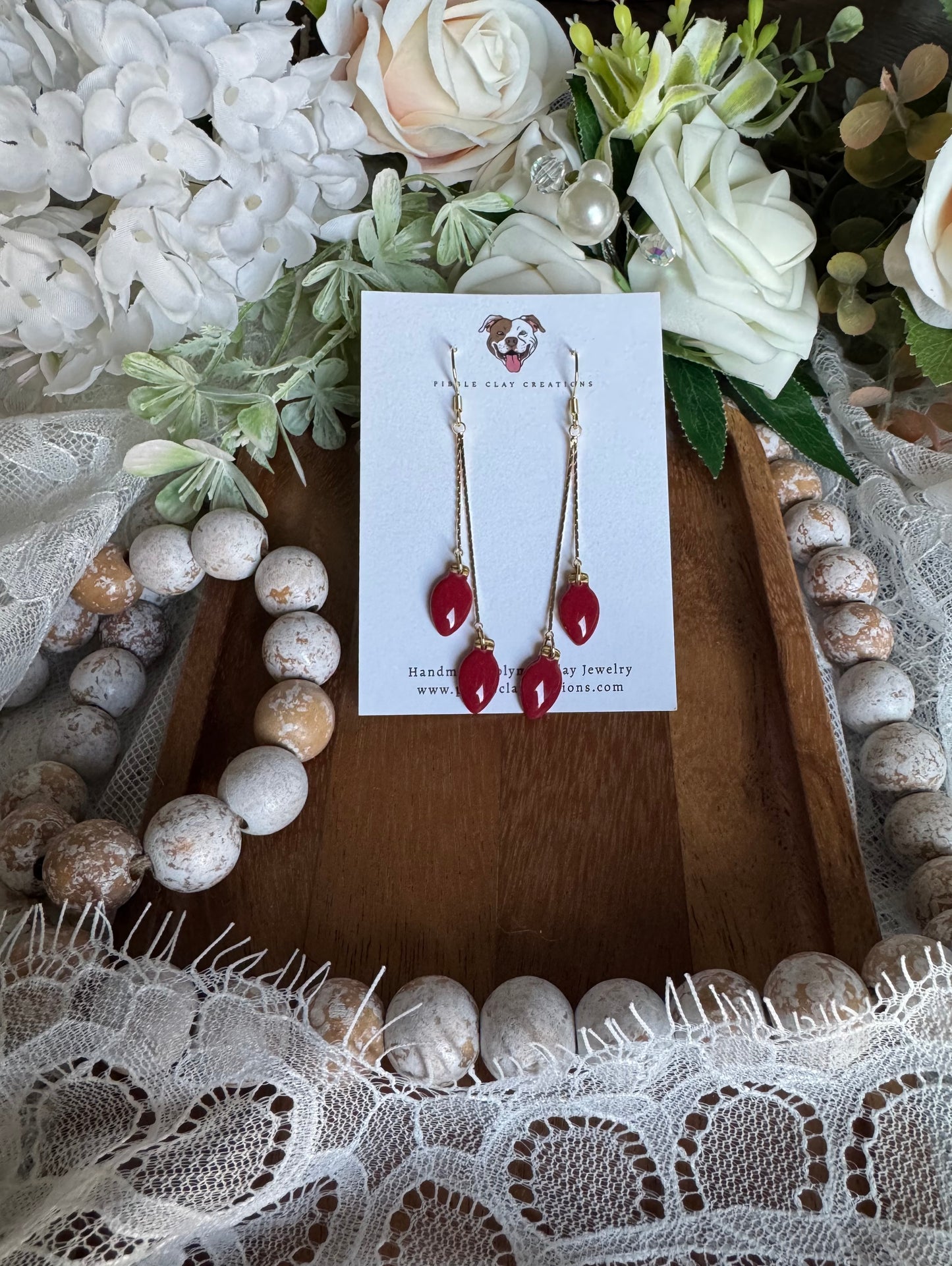 Christmas Lights Earrings