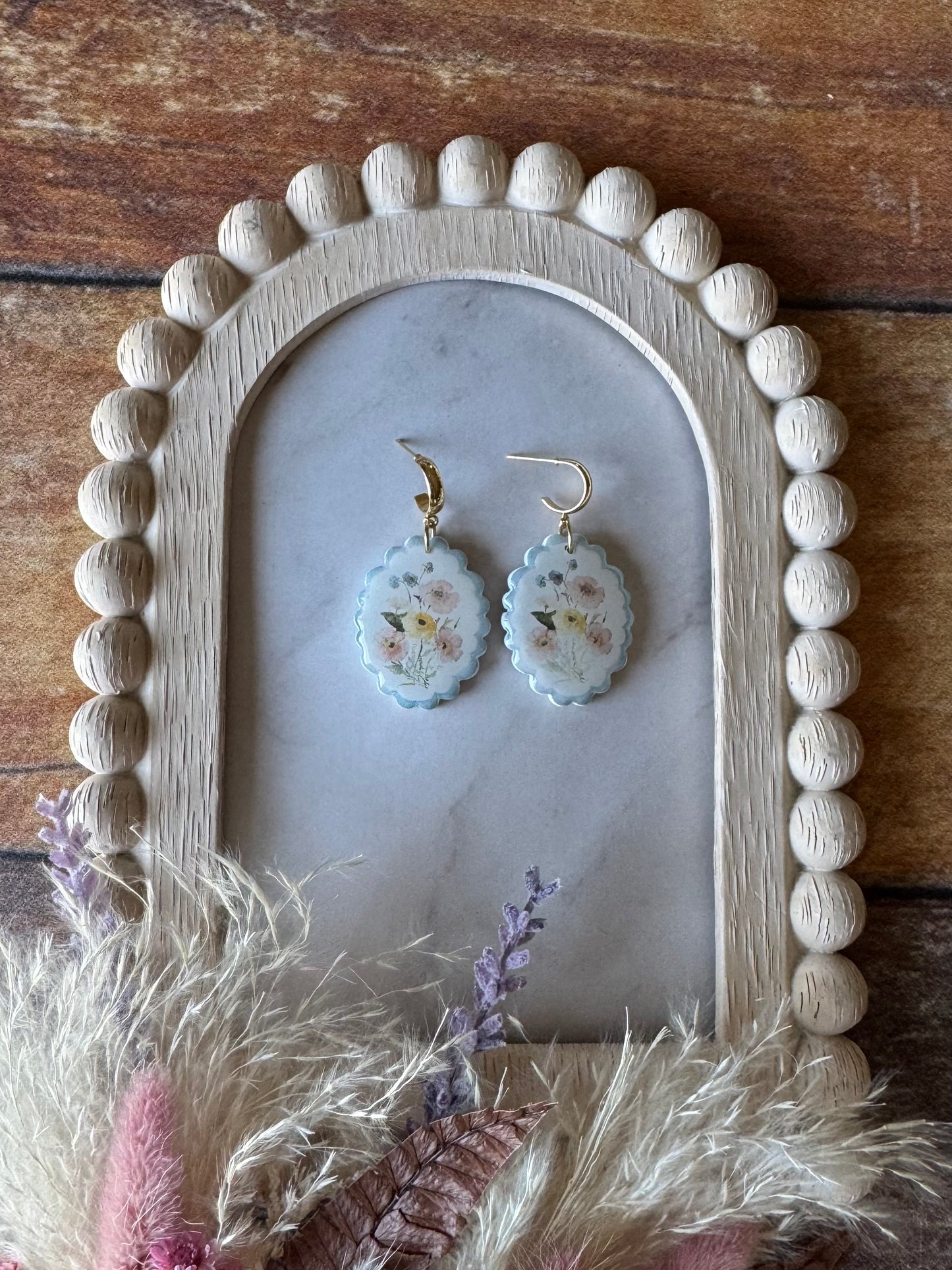Vintage Floral Bloom Earrings