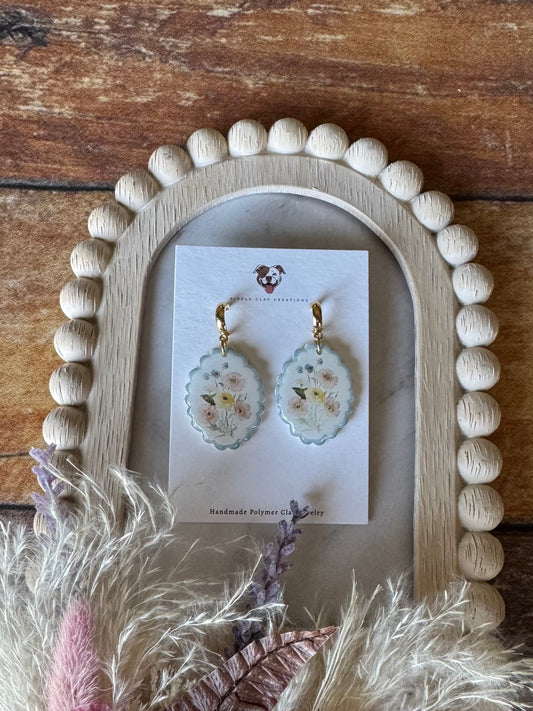 Vintage Floral Bloom Earrings