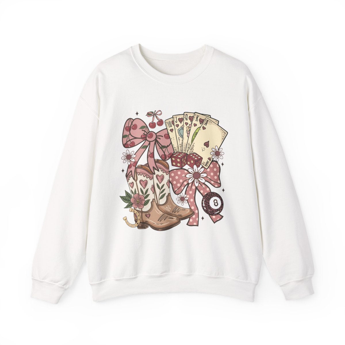Western, Pink Cowgirl Sweatshirt