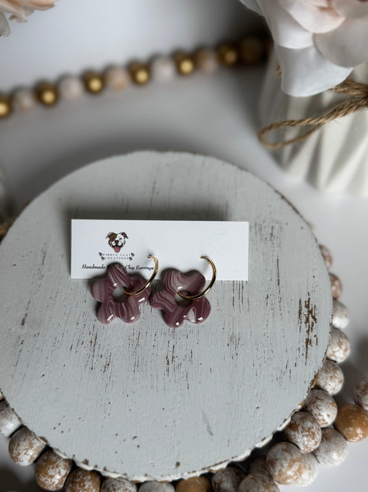 Flower Geometric Earrings