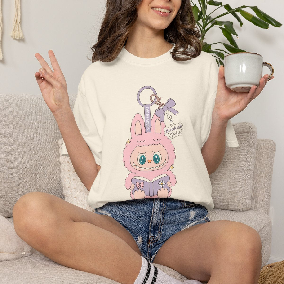 Bookish Labubu T-Shirt