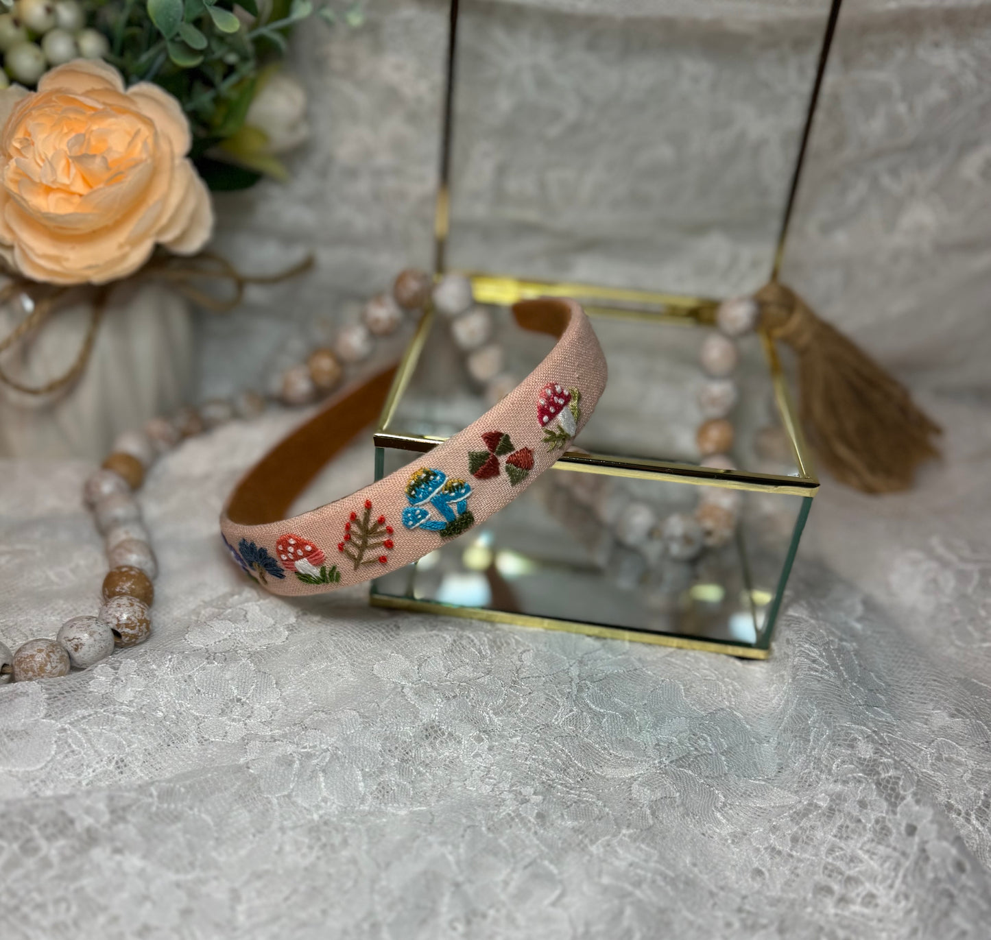 Embroidered Headband