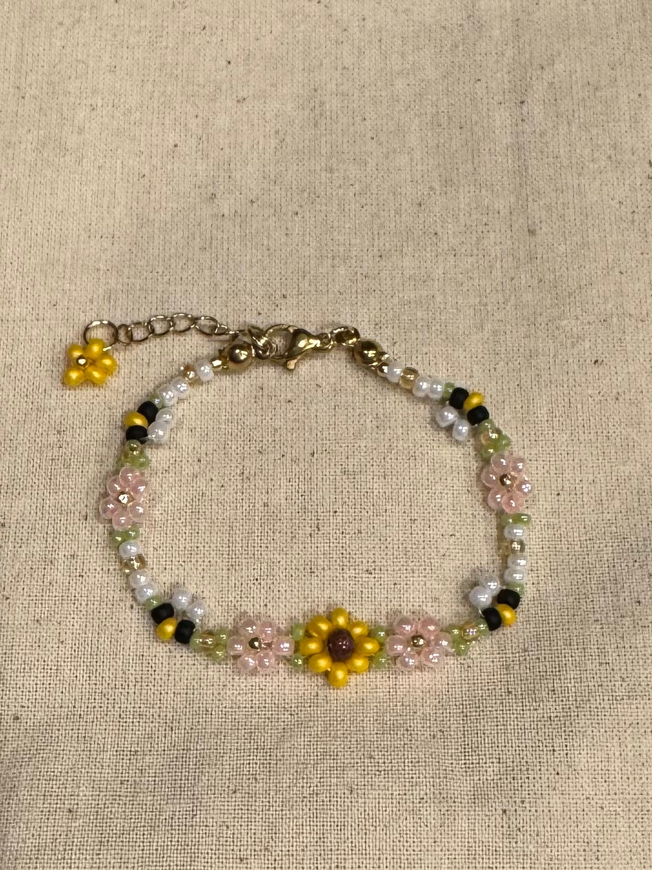 Bee Bracelet, Sunflower Bracelet
