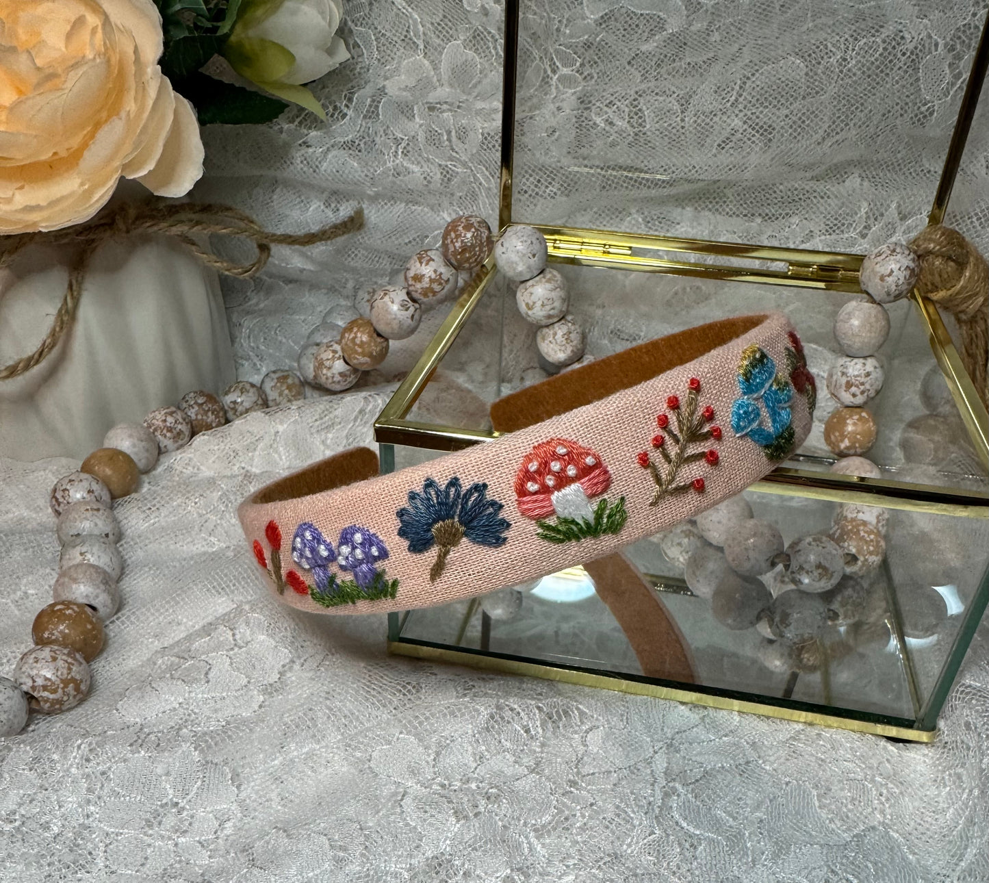 Embroidered Headband